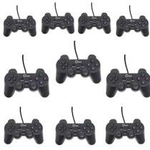 Kit 10 Controle Joystick C Fio Lotus Dualshock 2 Pc Lt-Ct008 Kit 10 Controle Joystick C Fio Lotus Dualshock 2 Pc Lt-Ct008