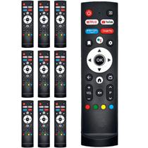 Kit 10 Controle Remoto Compatível TV Aiwa Smart AWS-TV-43