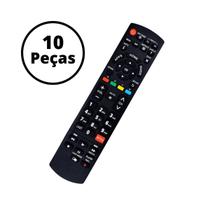 Kit 10 Controle Remoto Compatível Tv Panasonic Smart Viera