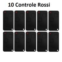 Kit 10 Controle Remoto Rossi Portão 433mhz Tx Hcs Fs Preto Kit 10 Controle Remoto Rossi Portão 433mhz Tx Hcs Fs Preto