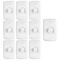 Kit 10 controle ventilador dimer luz 4x2 1000 w bivolt 326 rima