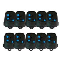 Kit 10 Controles Para Portão + 10 Pilhas Compatível NICE Peccinin TX 3C - Frequência 433,92 - Preto Kit 10 Controles Para Portão + 10 Pilhas Compatível NICE Peccinin TX 3C - Frequência 433,92 - Preto