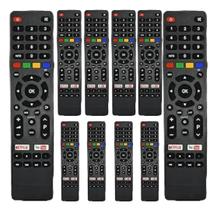 Kit 10 Controles Remotos Compatíveis Com Tv Philco E Britânia LE-7095 Preto Kit 10 Controles Remotos Compatíveis Com Tv Philco E Britânia LE-7095 Preto