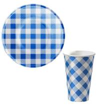 Kit 10 Convidados Pratos Copos Guardanapos Festa Junina Papel