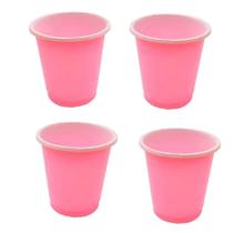Kit 10 Copo Americano 30Ml Rosa Pink Pq Bebida Gin Whisky - MOR