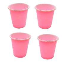 Kit 10 Copo Americano P/ Bebida 30ml Rosa Pink Gin Whisky - Mor