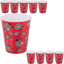 Kit 10 Copo Flamengo Festa Aniversario Tematica Infantil