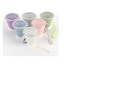 Kit 10 Copo Silicone Dobrável 320ml Reutilizável Ecológico Kit 10 Copo Silicone Dobrável 320ml Reutilizável Ecológico