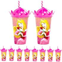 Kit 10 Copos Bela Adormecida para Festa Decoração Lembranças Kit 10 Copos Bela Adormecida para Festa Decoração Lembranças