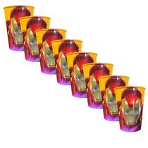 Kit 10 Copos Homem De Ferro Marvel Os Vingadores Para Festa Enfeite Ovo De Páscoa