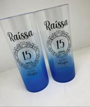 Kit 10 copos long drink aniversário