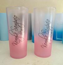 Kit 10 copos long drink aniversário