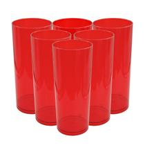 Kit 10 Copos Long Drink Colorido De Acrílico 330 Ml festa evento corporativo CASAMENTO FORMATURA
