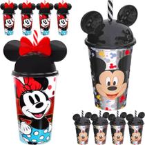 Kit 10 Copos Minnie mickey Orelha Festa Aniversario Infantil Kit 10 Copos Minnie mickey Orelha Festa Aniversario Infantil