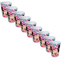 Kit 10 Copos Minnie Mouse Para Festa Infantil Decoração Enfeite De Ovo De Páscoa