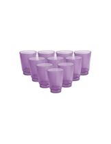 Kit 10 Copos Plasticos 300 ml reutilizável lilas Kit 10 Copos Plasticos 300 ml reutilizável lilas