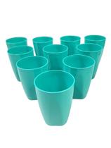 Kit 10 copos plásticos coloridos 330 ml Kit 10 copos plásticos coloridos 330 ml