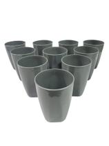 Kit 10 copos plásticos coloridos 330 ml Kit 10 copos plásticos coloridos 330 ml