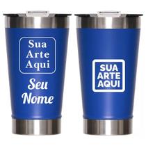 Kit 10 Copos Térmico Personalizado C/ Nome Logo Time e Tampa Kit 10 Copos Térmico Personalizado C/ Nome Logo Time e Tampa