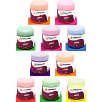 Kit 10 Corantes de Vela Cores Fluorescentes 7g Saramanil Pó Tingimento Parafinas Pote Barra Lentilha Gel Cera Kit 10 Corantes de Vela Cores Fluorescentes 7g Saramanil Pó Tingimento Parafinas Pote Barra Lentilha Gel Cera