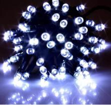 Kit 10 Cordão Pisca 100leds Fixo Branco Frio Jpled 10 Mt