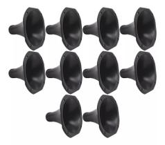 Kit 10 Corneta Driver Caixa Som Cone Curto