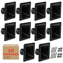Kit 10 Corneta LC150 Quadrada Para Driver Som Com Parafusos