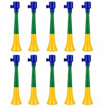 Kit 10 Cornetas Médias Torcedor Brasil Líder