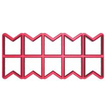 Kit 10 cortadores Bandeira Festa Junina São João