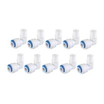 Kit 10 Cotovelo Macho Mang 1/4 Rosca 1/8 Engate Rápido Kit 10 Cotovelo Macho Mang 1/4 Rosca 1/8 Engate Rápido