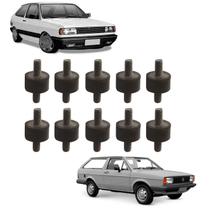 Kit 10 Coxim Pequeno Menor Radiador Gol Passat Parati Kit 10 Coxim Pequeno Menor Radiador Gol Passat Parati