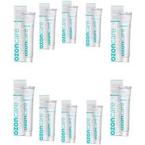Kit 10 creme pasta dental ozonio sem fluor vegano menta 90gr