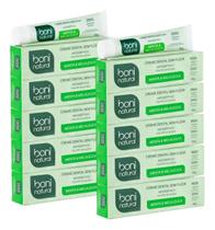 Kit 10 Cremes Dentais Menta e Melaleuca Sem Fluor Vegano 90g - Boni Natural