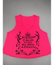 Kit 10 Croppeds Neon Para O Carnaval -