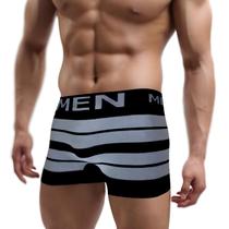 Kit 10 Cueca Boxer Box Men Microfibra Adulto Masculino Confortável Cores/ Estampas Variadas Em Atacado