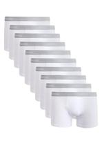 Kit/10 Cueca Boxer Hering 77QN Masculina Algodão T. P/XXG