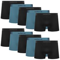 Kit 10 Cueca Boxer Infantil Selene Anatômica Sem Costura