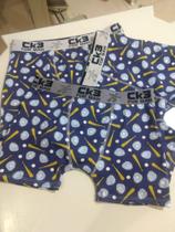 Kit 10 cueca boxer masculina