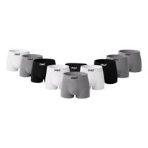 Kit 10 Cueca Boxer Zrbo de Algodão Masculina Original Várias Cores Kit 10 Cueca Boxer Zrbo de Algodão Masculina Original Várias Cores