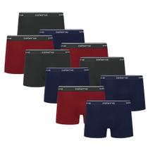 Kit 10 Cueca Selene Masculina Algodão Plus Size Boxer Box