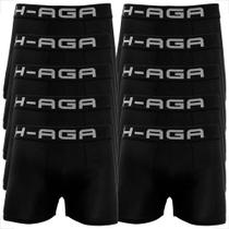 Kit 10 Cuecas Adulto Microfibra Boxer Masculino