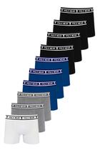 Kit 10 Cuecas Algodão Sem Costura Polo Wear Sortido