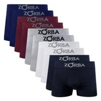 Kit 10 Cuecas Box Boxer Zorba Adulto Masculino 781 - Sortida 2