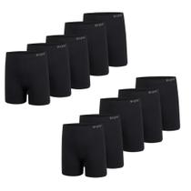 Kit 10 Cuecas Box Masculina Sem Costura De Microfibra Trifil Lisa Básica Toque Macio Plus Size Kit 10 Cuecas Box Masculina Sem Costura De Microfibra Trifil Lisa Básica Toque Macio Plus Size