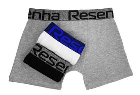 Kit 10 Cuecas Boxer Algodão Penteado Confortável Masculino Kit 10 Cuecas Boxer Algodão Penteado Confortável Masculino