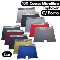 Kit 10 Cuecas Boxer Box Microfibra Masculina Adulto Atacado