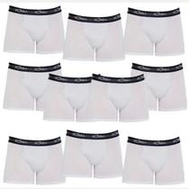 Kit 10 Cuecas Boxer Box Zorba Max 702 Cós Elástico 100% Algodão
