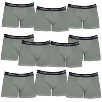 Kit 10 Cuecas Boxer Box Zorba Max 702 Cós Elástico 100% Algodão