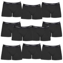 Kit 10 Cuecas Boxer Box Zorba Max 702 Cós Elástico 100% Algodão
