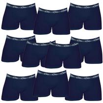 Kit 10 Cuecas Boxer Box Zorba Max 702 Laterais Largas 100% Algodão